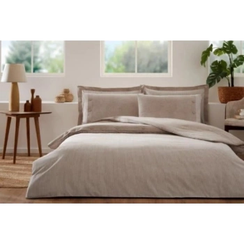 Özdilek Çift Kişilik Ranforce Nev Takımı Natural Cappuccino