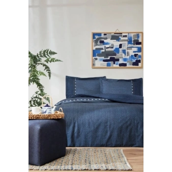 Özdilek Çift Kişilik Ranforce Nev Takımı Oregon Lacivert