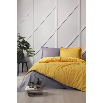 Özdilek Çift Kişilik Ranforce Nev Takımı Colormix Gold Antrasit