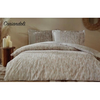 Özdilek Çift Kişilik Ranforce Nev Takımı Coriandoli Somon