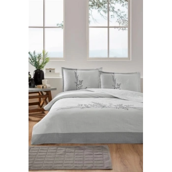 Özdilek Çift Kişilik Ranforce Nev Takımı Helecho Gri