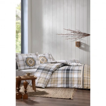 Özdilek Çift Kişilik Ranforce Nev Takımı Ocre Bej