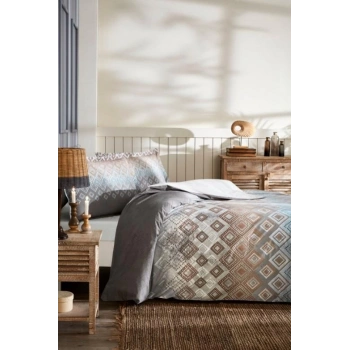 Özdilek Çift Kişilik Ranforce Nev Takımı Pietre Mavi