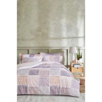 Özdilek Çift Kişilik Ranforce Nev Takımı Retalhos Pembe