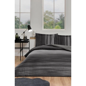 Özdilek Maskülen Çift Kişilik Nev Takımı Notte Antrasit