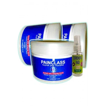 PAIN CLASS Kuyruk Yağı Kremi x 3 adet + Çörek Otu Yağı 30 ml