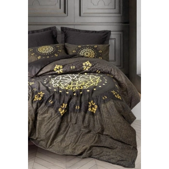 Palace Saten Çift Kişilik Nev Takımı Togay Antrasit