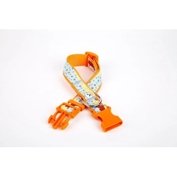 Pati Desenli Dokuma Köpek Boyun Tasması 3 cm x 36-60 cm Tcu