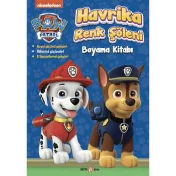 Paw Patrol Havrika Renk Şöleni Boyama Kitabı