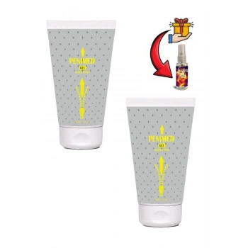 Pe.nis Büyütme Katkı Veren Bakım Krem 50 ml x 2 ad+Lustra Masaj Yağı