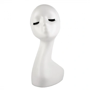 Peruk Mankeni / Beyaz / 40 cm