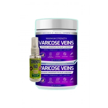 Pharmapulse Varicose Veins Purple Bakım Kremi 100 ml x 2 adet + Çörek Otu Yağı 30 ml