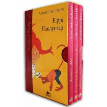 Pippi Uzunçorap Serisi Kutulu Özel Set (3  - Ciltli)