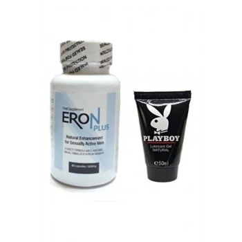 Playboy 120 ml Masaj Yağı Eron Plus 60lı Erkeklere Özel