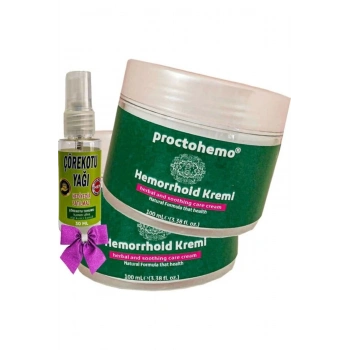 Proctohemo Cream 100 Ml X 2 Adet + Çörek Otu Yağı 30 Ml
