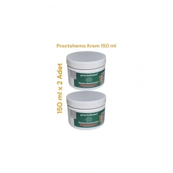 Proctohemo Krem 150 ml - Hemorrhoid Cream x 2 Adet