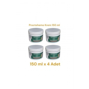 Proctohemo Krem 150 ml - Hemorrhoid Cream x 4 Ad.