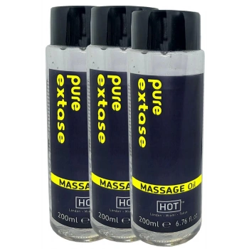 Pure Extase Massage Oil 600 ml Aromalı Masaj Yağı X 3 ADET
