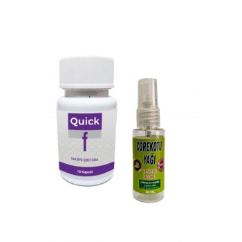 Quick F15 Incelmenize nıza Diyet Takviyesi 15li X 1 Adet Çörek Yağı Ile