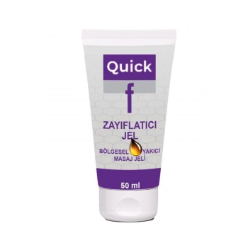 Quick Gel Bölgesel İncelme Masaj ve Bakım Kremi 50 ml x 1 adet