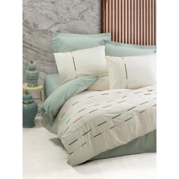 Ranforce Çift Kişilik Nev Takımı İvory Yeşil