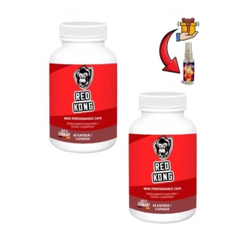 Red Kong li sel Performans Takviyesi 60lı x 2 ad+Lustra Masaj Yağı