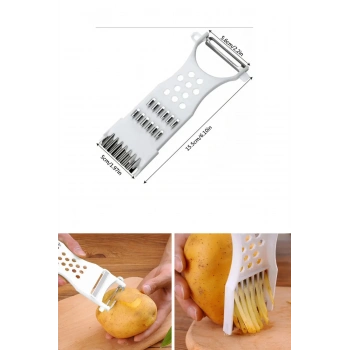 Rende Soyacak 5 Fonksiyonlu Sebze Meyve Soyucu Patates Havuç Salatalık Zencefil Doğrayıcı