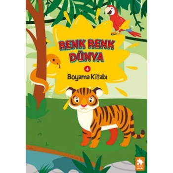 Renk Renk Dünya Boyama Kitabı 4