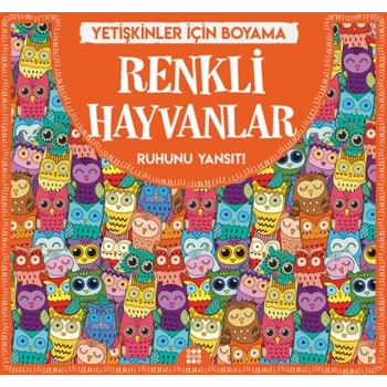Renkli Hayvanlar - Yetişkinler İçin Boyama