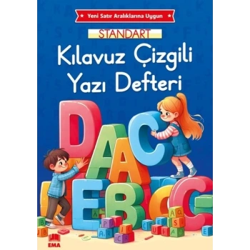 Renkli Standart Çizgili Yazı Defteri A4 Ebat