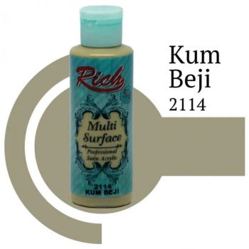 Riculti Surface 2114 Kum Beji Akrilik Boya 120 cc