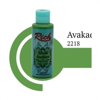 Riculti Surface 2218 Avakado Akrilik Boya 120 cc