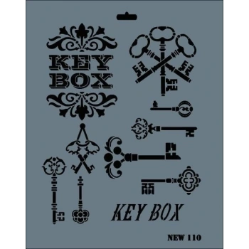 Rich New Seri N-110 Stencil 35x25 cm