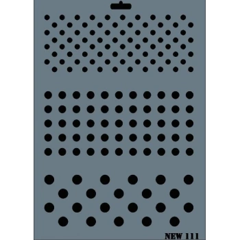 Rich New Seri N-111 Stencil 35x25 cm