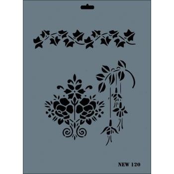 Rich New Seri N-120 Stencil 35x25 cm