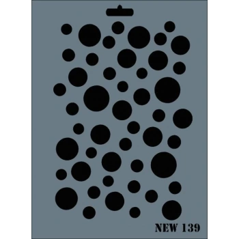 Rich New Seri N-139 Stencil 35x25 cm