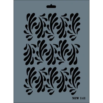 Rich New Seri N-141 Stencil 35x25 cm