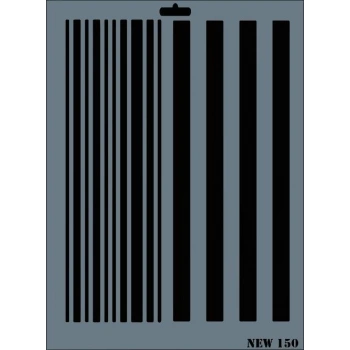 Rich New Seri N-150 Stencil 35x25 cm
