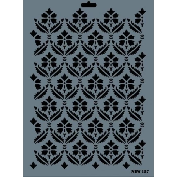 Rich New Seri N-157 Stencil 35x25 cm