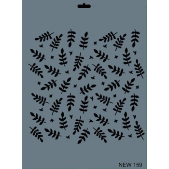 Rich New Seri N-159 Stencil 35x25 cm