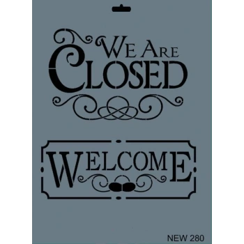 Rich New Seri N-280 Stencil 35x25 cm