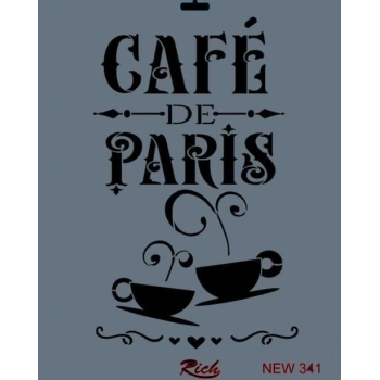 Rich New Seri N-341 Stencil 35x25 cm