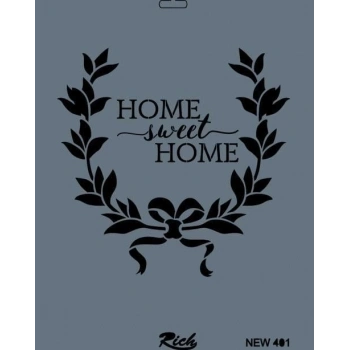 Rich New Seri N-401 Stencil 35x25 cm