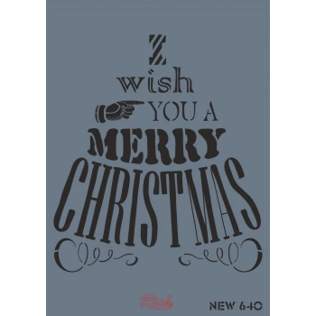 Rich New Seri N-640 Stencil 35x25 cm