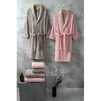 Rio Bornoz Seti Core Pink Puff