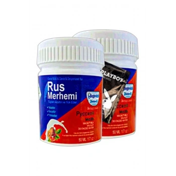 Rus Merhemi Glegnid Blue Rus Merhemi 22-2:0311 2 Tane 50 Ml Tüy Kremi+ Yanında Jel - 000031KI