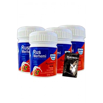 Rus Merhemi Glegnid Blue Tüy Kremirus Merhemi 4 Tane X 50 Ml + Yanında Jel - 000031KI