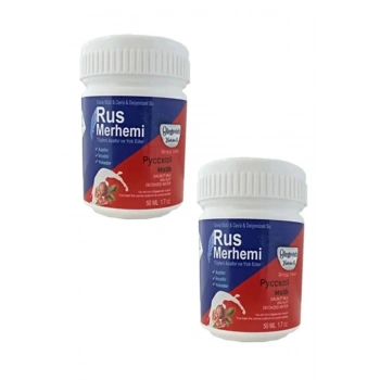 Rus Merhemi Tüy Azaltıcı Ve  Edici Kremi 50 ml X 2 Adet