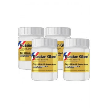 Russ Glare Nano 4 Tane x 50 ml Tüylere Krem Russ Merhemi - 000031KI