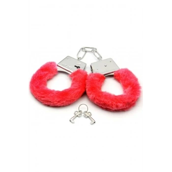 Samur Kırmızı Tüylü Aşk Kelepçesi